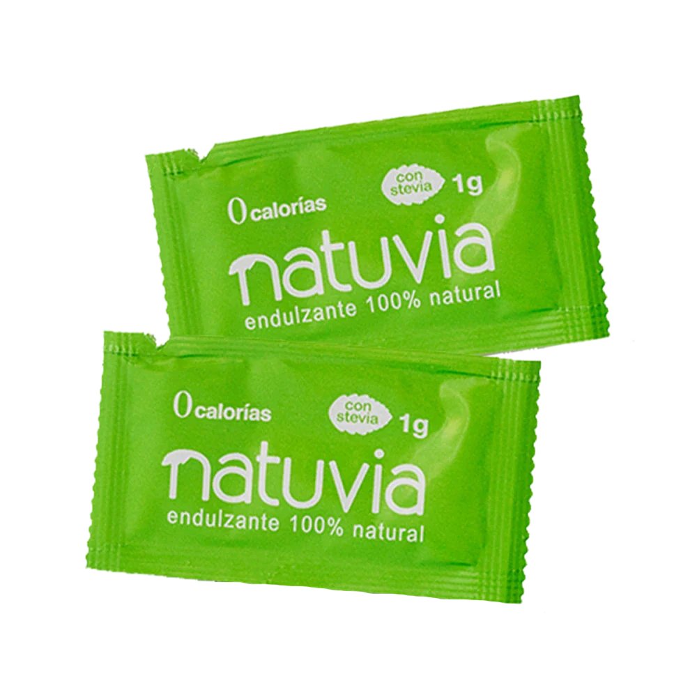 Natuvia zero-calorie stevia sweetener packets