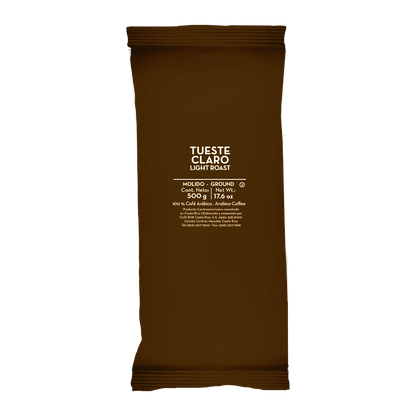 Café Britt Light Roast coffee package on a white background