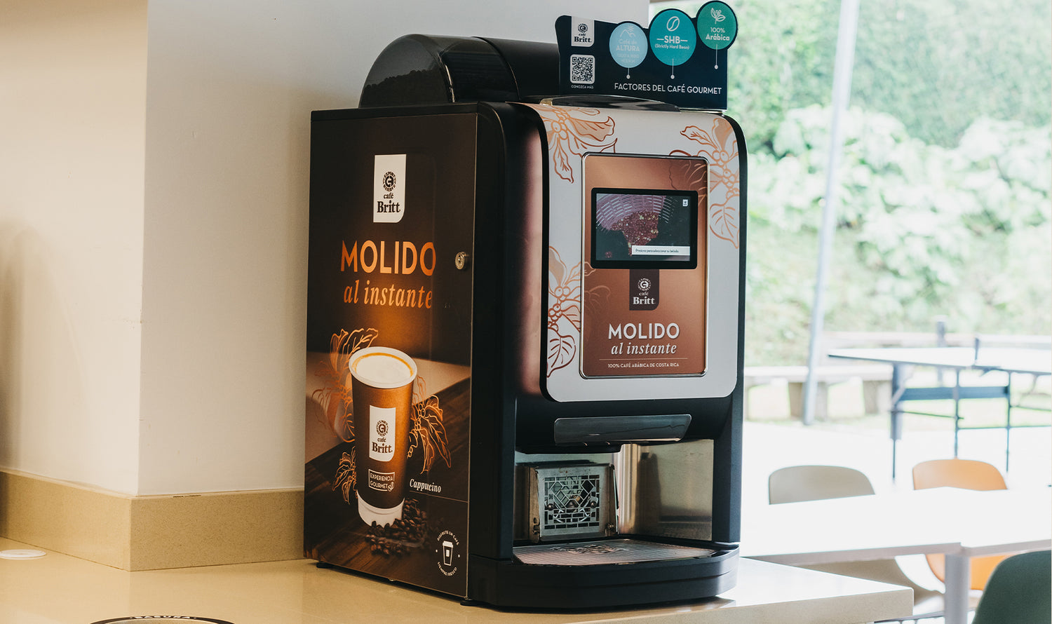 Café Britt Krea Touch commercial coffee machine