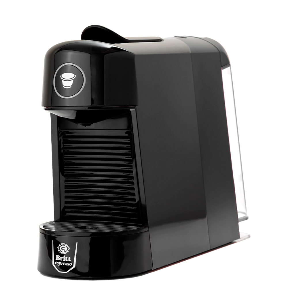 Black Britt Espresso Deko Capsule Machine 