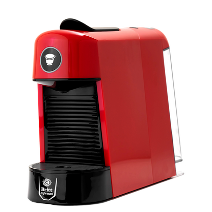 Red Britt Espresso Deko Capsule Machine 