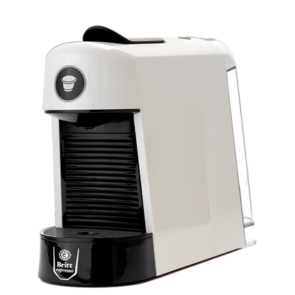 White Britt Espresso Deko Capsule Machine 